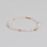 Kira Gold Beaded Gemstone Bracelet